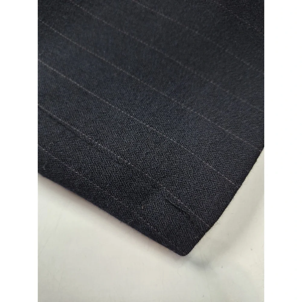 Joseph Abboud Mens Wool Sports Coat 42R Dark Navy USA 2 Button Pinstripe X601